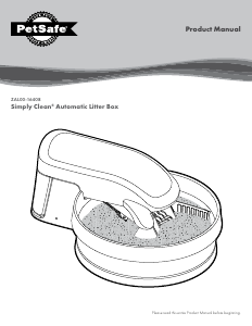 Manual PetSafe ZAL00-16408 Simply Clean Litter Box