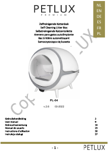 Manual de uso Petlux PL-04 Bandeja sanitaria