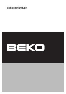 Bedienungsanleitung BEKO DDN 6831 FX Geschirrspüler