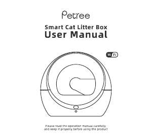 Bedienungsanleitung Petree ACC-18-01 Smart Katzentoilette