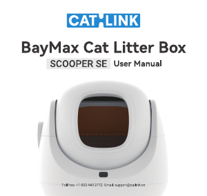 Manual Catlink BayMax Scooper SE Litter Box