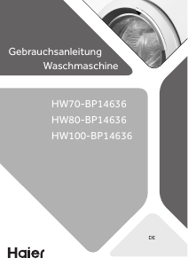 Bedienungsanleitung Haier HW100-BP14636 Waschmaschine