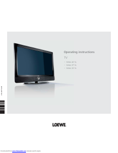 Manual Loewe Xelos 37 SL LCD Television