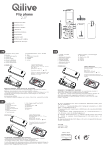 Manual de uso Qilive Flip Phone Teléfono móvil