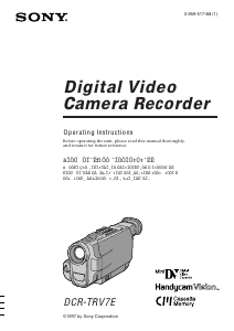 Handleiding Sony DCR-TRV7E Camcorder