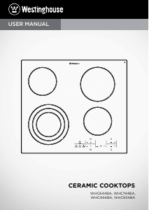 Manual Westinghouse WHC644BA Hob