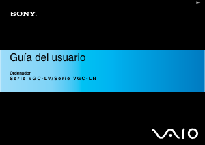 Manual de uso Sony VGC-LV2SJ Vaio Computadora de escritorio