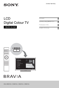 Priručnik Sony Bravia KDL-60NX725 LCD televizor