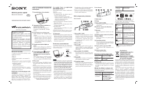 Manual Sony NWZ-B162F Walkman Mp3 player