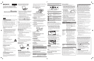 Manuál Sony NWZ-B162F Walkman Přehrávač MP3