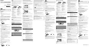 Használati útmutató Sony NWZ-B172F MP3-lejátszó