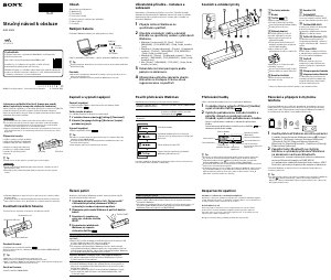 Návod Sony NWZ-M504 Walkman Mp3 prehrávač