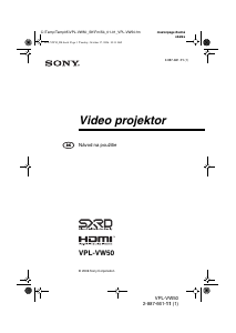 Návod Sony VPL-VW50 Projektor