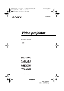 Manuál Sony VPL-VW60 Projektor