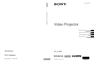 Manuale Sony VPL-VW85 Proiettore