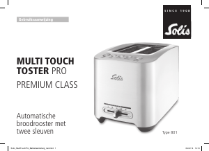 Handleiding Solis 801 Multi Touch Broodrooster