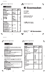 Manual Soennecken CS100X Calculator