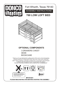Handleiding Donco Kids 760 Low Hoogslaper