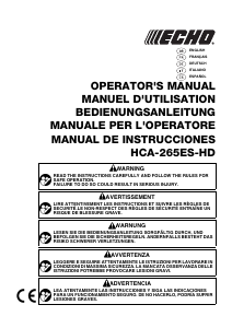 Bedienungsanleitung Echo HCA-265ES-HD Heckenschere