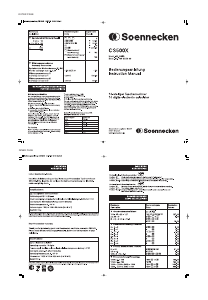 Manual Soennecken CS500X Calculator