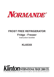 Manual Normande KL-653IX Fridge-Freezer