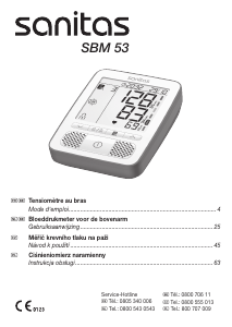 Mode d’emploi Sanitas SBM 53 Tensiomètre