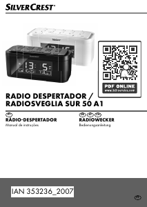 Manual SilverCrest IAN 353236 Rádio relógio