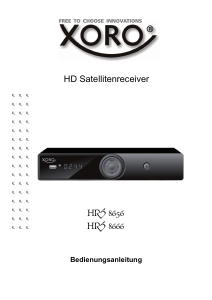 Bedienungsanleitung Xoro HRS 8666 Digital-receiver