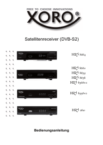 Bedienungsanleitung Xoro HRS 8556 V2 Digital-receiver