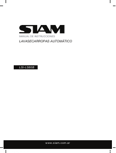 Manual de uso Siam LSI-LS60B Lavasecadora