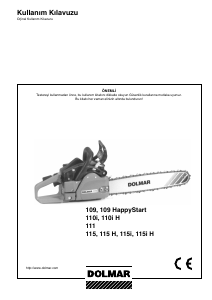 Kullanım kılavuzu Dolmar 115i Motorlu testere