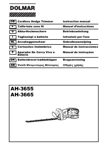 Manual Dolmar AH-3655 Corta-sebes