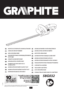 Instrukcja Graphite 58G032 Nożyce do żywopłotu