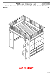 Manual Williams-Sonoma AVA Regency Loft Bed