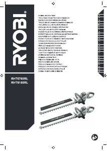 Instrukcja Ryobi RHT8165RL Nożyce do żywopłotu