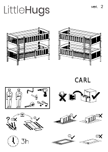 Panduan LittleHugs CARL Tempat Tidur Tingkat