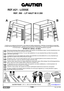 Manual Gautier Lodge Loft Bed