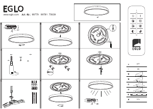 Manual Eglo 99779 Lampă