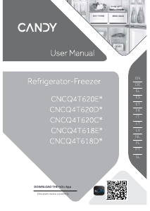 Manuale Candy CNCQ4T618DX Frigorifero-congelatore