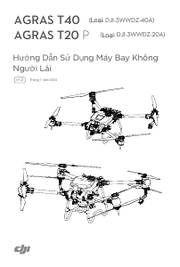 Hướng dẫn sử dụng DJI Agras T20 P Máy bay không người lái