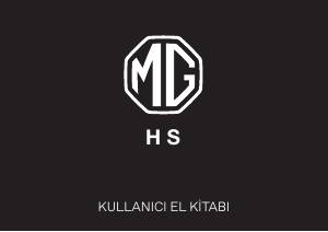 Kullanım kılavuzu MG HS (2022)