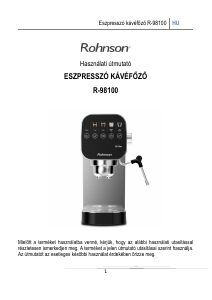 Használati útmutató Rohnson R-98100 Presszógép