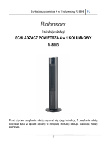 Instrukcja Rohnson R-8803 Frosty Wentylator