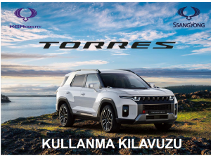 Kullanım kılavuzu SsangYong Torres (2020)