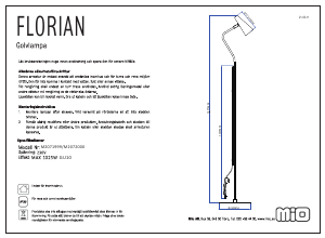 Bruksanvisning Mio Florian Lampa