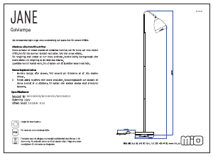 Bruksanvisning Mio Jane Lampa