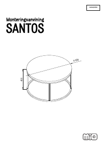 Mode d’emploi Mio Santos Table basse