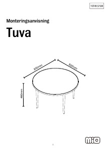 Manual Mio Tuva Coffee Table