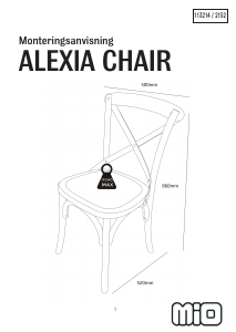 Manuale Mio Alexia Sedia