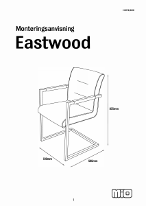 Manual de uso Mio Eastwood Silla